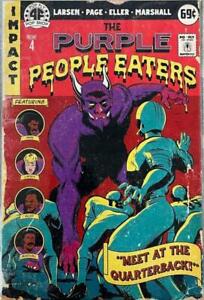 The Purple People Eaters - Pop Fly Pop Shop Daniel Jacob Horine Comic Book Art L