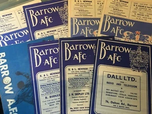 Barrow HOME & AWAY programmi non campionato, campionato e coppa - Foto 1 di 19
