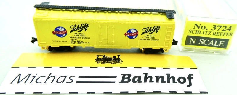 Model Power 3724 Schlitz Beer Milwaukee Reefer N 1:160 OVP LC2 å - Bild 1 von 4