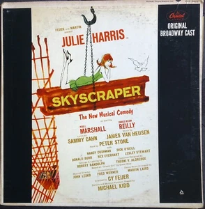SKYSCRAPER ORIGINAL BROADWAY CAST LP EX/VG+ JULIE HARRIS CHARLES NELSON REILLY - Picture 1 of 6