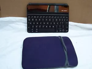 Logitech Bluetooth Ultrathin Keyboard Mini for iPad Mini - Y-R0038 - Picture 1 of 3