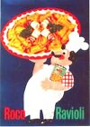 Original vintage poster ROCO RAVIOLI ITALY PASTA CHEF c.1960