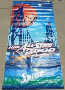 NBA Basketball All Star 2000 offizielle "Sprite" Vinyl Street Promo 71" x 35" Flagge - Bild 1 von 4