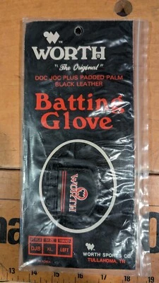 Черная кожаная перчатка для ватина Worth NOS XL LH - Изображение 1 из 4