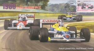 Williams-Honda F1 1986 cubierta Paul Ricard F1 - Imagen 1 de 1