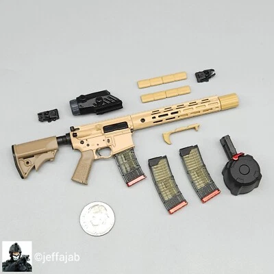 1:6 CBI Task Force 58 Female Erica Storm SR16 Carbine Rifle Set for 12" Figures - Image 1 of 4