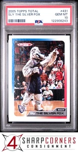 2005 TOPPS TOTAL #431 SLY THE SILVER FOX POP 1 PSA 10 - Picture 1 of 3