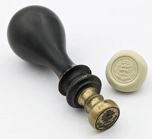 CLAN ESCOCÉS ANDERSON ESCUDO DE ARMAS VICTORIANO ESCUDO SELLO INTAGLIO SIGLO XIX - Imagen 1 de 4