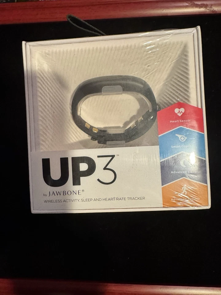 UP3 por Jawbone Frecuencia Cardíaca, Actividad + Rastreador de Sueño, Giro de Arena (Negro) Totalmente Nuevo Foto 1 de 4
