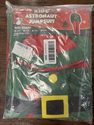 Disfraz de Elfo Navidad Juvenil 8/10 Nuevo Papá Noel Vacaciones Foto 1 de 4