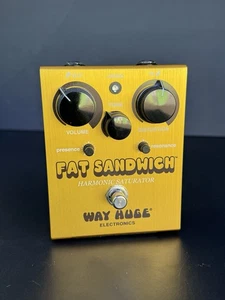 Way Huge Fat Sandwich Harmonic Saturator Guitar Pedal WHL301 Pink Untested As Is - Picture 1 of 23