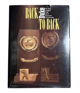 Vtg 1992 Mike Krzyzewski Coach K Duke Blue Devils Signed Back to Back HB Book - Picture 1 of 6