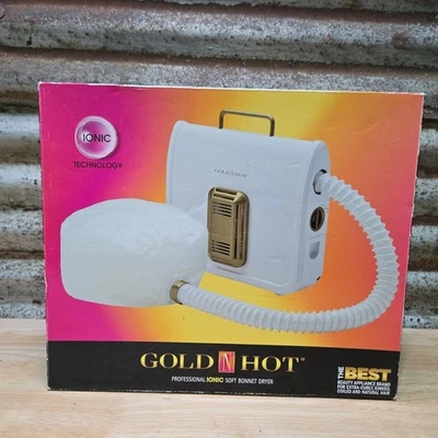 Gold N' Hot GH3985 Professional Ionic Soft Bonnet Hair Dryer - New - Image 1 of 4