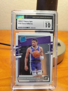 2020-21 Panini Donruss Optic - Rated Rookie Tyrese Haliburton #162 CGC 10 - Picture 1 of 2