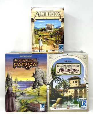 QUEEN GAMES LOT Architekton, Gardens of the Alhambra, Die Magier von Pangea (DE) - Image 1 of 4