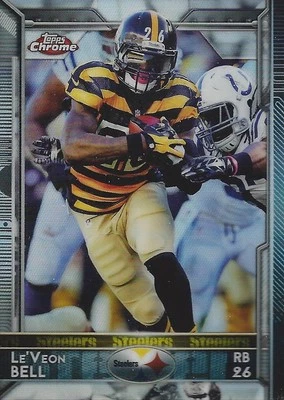 2015 Topps Chrome Mini Refractors #8 Le'Veon Bell FB - Image 1 of 2