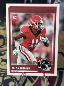 2025 Score Football #30 Jalon Walker Atlanta Falcons RC - Bild 1 von 3