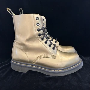 Dr. Martens Pascal Gold 1460 Damen-Stiefeletten 7 - Bild 1 von 8