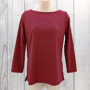 Vineyard Vines Woman's Boatneck Sankaty Shirt - Deep Bay/Cuckoo - Small  AF3-2.5 - Picture 1 of 6