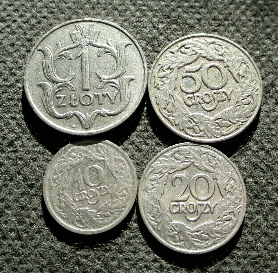 FOUR OLD COINS OF POLAND SECOND REPUBLIC 1923-1929 (II RZECZPOSPOLITA POLSKA) - Image 1 of 2