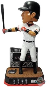 MLB Ichiro Suzuki Hit Counter Miami Marlins 2016 SGA Giveaway Bobble Bobblehead - Picture 1 of 1