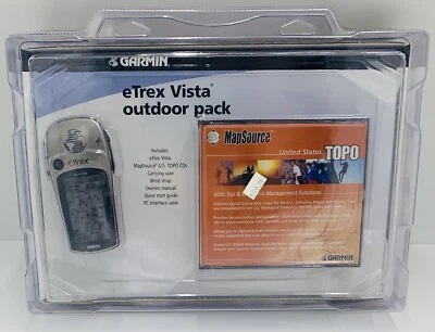 Garmin Etrex Vista GPS Personal Handheld Outdoor Pack: Factory sealed - Image 1 of 3