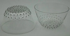 PAIR French ART DECO Rene Lalique Cactus Finger Bowl Model 3144 - Picture 1 of 7