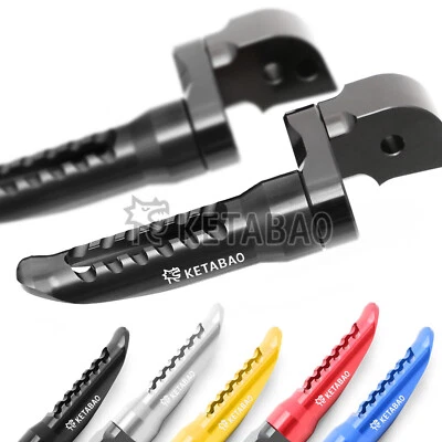 Black BOB 1 inch Lower Rear Foot Pegs For GSX 600 F Katana 03 04 05 06 07 08 Foto 1 de 4