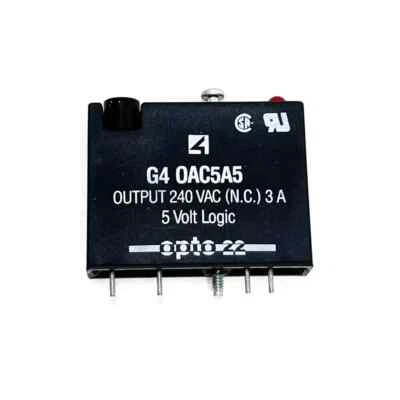Opto 22 AC Output Module G4OAC5A5 for Raspberry Pi Brains 12-140VAC 5VDC Logic - Image 1 of 4