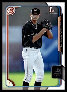 2015 Bowman Draft #162 Justin Jacome Miami Marlins Baseball Card - Picture 1 of 2