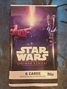 Paquete de 6 tarjetas 2023 Topps Star Wars Obi-Wan Kenobi - Imagen 1 de 2