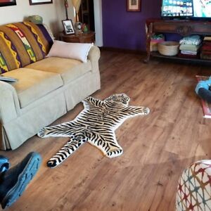 Tiger Rug Wool Carpet Kids Room Decorative Rug Animal Floor Mat Gift Carpet