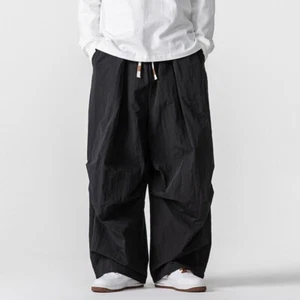 Heiße lässige lockere Cargohose elastischer Bund gerade Hose für Herren Large Street - Bild 1 von 9