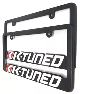 Juego universal de 2 marcos de matrícula K-TUNED - Imagen 1 de 2