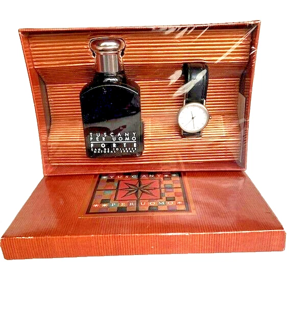 Reloj Vintage Toscana Per Uomo FORTE Eau de Toilette 3.4 OZ y Diseño Personalizado Raro Foto 1 de 4