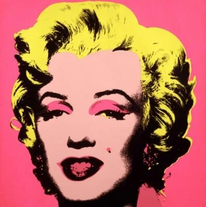 QUADRO STAMPA SU TELA CANVAS - andy warhol - marilyn monroe 1 - popart - Foto 1 di 3