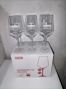 12 Bicchieri Calici Di Vetro Aperitivo Vino Rosso Campari Spritz in Promozione - Foto 1 di 12