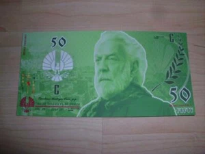 Hunger Games, Die Tribute Von Panem, Geldschein, 50 C, Fanprodukt, neu - Bild 1 von 2
