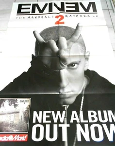 EMINEM 2013 PROMO - orig. Promo Poster - Album Plakat - 168x118 cm F/U - Picture 1 of 1