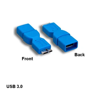 10PCS Spuer Speed USB 3.0 Type A Female to 3.0 Micro B Male Adapter Phone PC - Picture 1 of 1