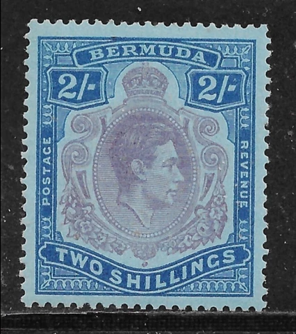 BERMUDA    SG116f     PERF 13       MINT LIGHTLY HINGED Cover