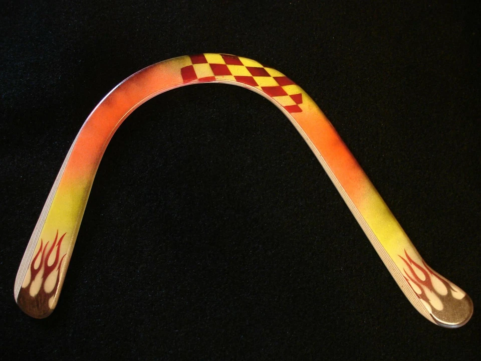 "Way over the hill" REAL RETURNING BOOMERANG! Handcrafted by Boomerangs by Vic - Image 1 of 1