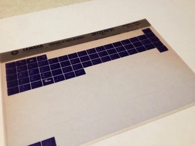 Yamaha SR125 Sr 125 3MW2 con Micro Enchufe Piezas List Catálogo Microficha - Imagen 1 de 2