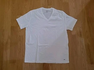 Michael Kors Mens 100% Cotton V Neck Undershirt White Size XL - Picture 1 of 3