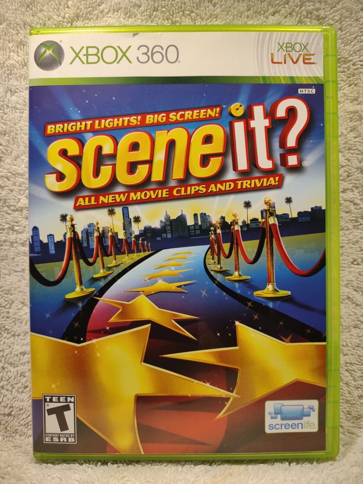 Scene It? Bright Lights! Big Screen! (Xbox 360, 2009) *CIB* VGC* FREE SHIPPING!