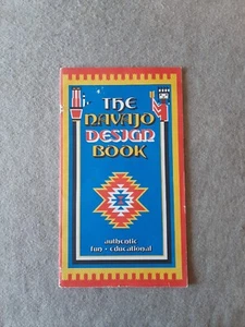 1975 Coloring Book The Navajo Design Book Artisans Textiles Designs & Highlights - Imagen 1 de 24
