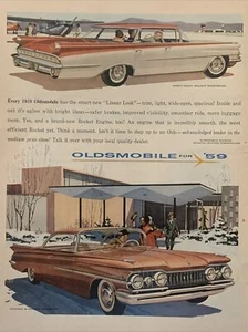 1959 vintage Oldsmobile Print As, Oldsmobile For '59 - Picture 1 of 1