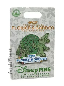 2024 Disney Flower & Garden Festival Sorcerer Mickey Mouse Topiary Limited Pin - Picture 1 of 1