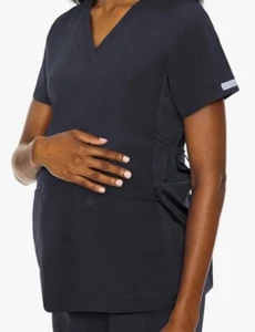 Medcouture Scrubs Maternity Set (Top & Bottom) PWTR XL - Picture 1 of 3