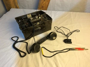 Bundeswehr SEL 54 OB / ZB Funkgerät " Ackerschnacker " Telefon Feldtelefon - Bild 1 von 5